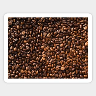 Coffee beans for the big coffee lovers Sticker